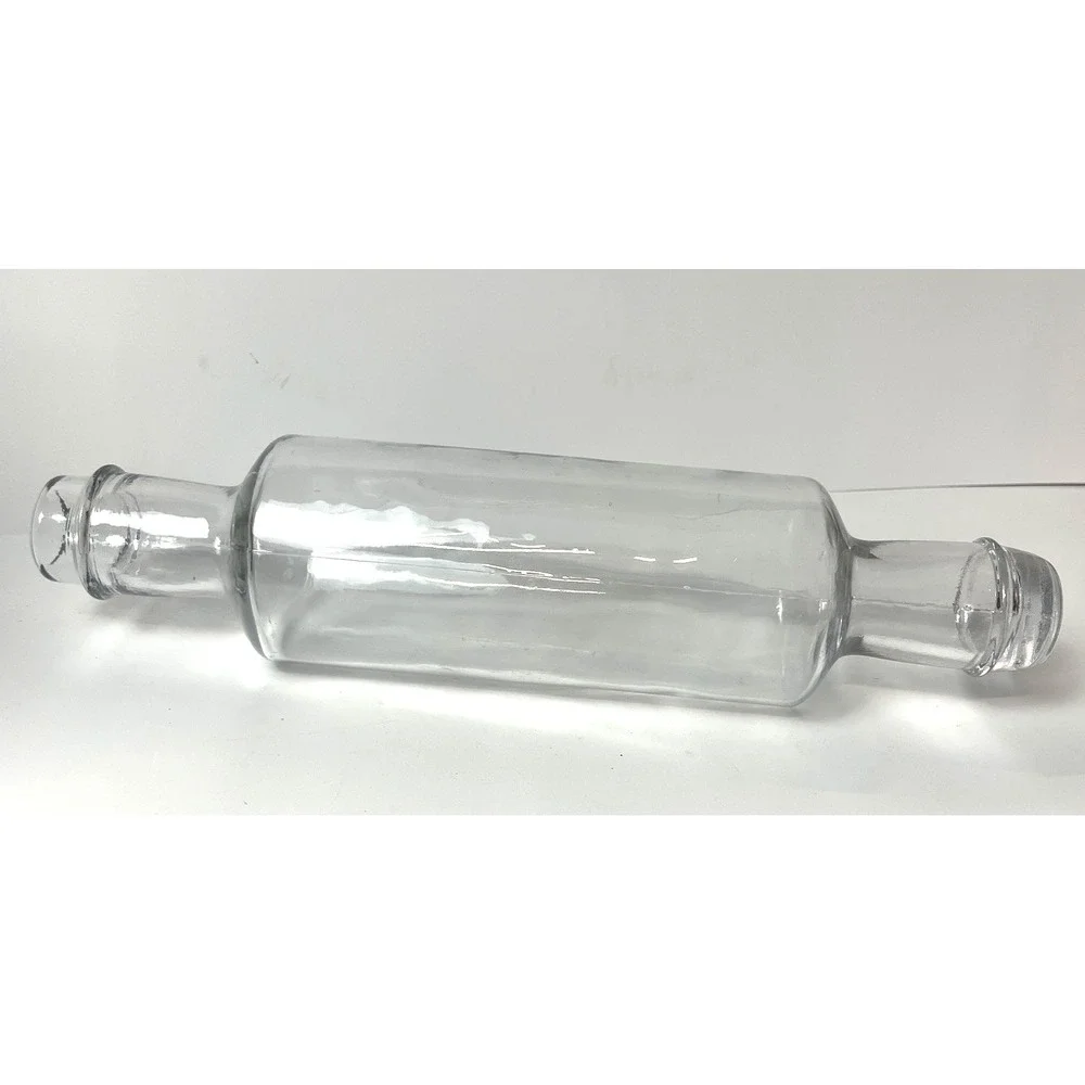 Vintage Clear Hand Blown Hollow 8